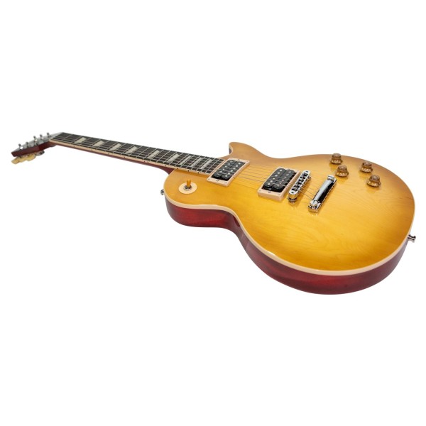 Gibson Slash "Jessica" Les Paul Standard, Honey Burst / Red Back #232550153 - angled shot