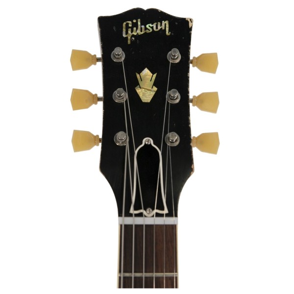 Gibson Custom 1959 ES-335 Reissue Ultra Heavy Aged, Vintage Natural #A931007 - headstock