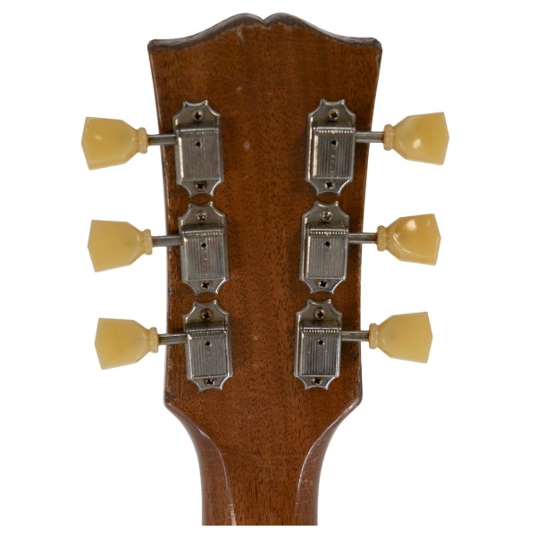 Gibson Custom 1959 ES-335 Reissue Ultra Heavy Aged, Vintage Natural #A931007 - back of headstock