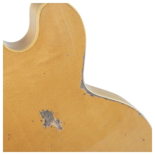 Gibson Custom 1959 ES-335 Reissue Ultra Heavy Aged, Vintage Natural #A931007 - wear on back