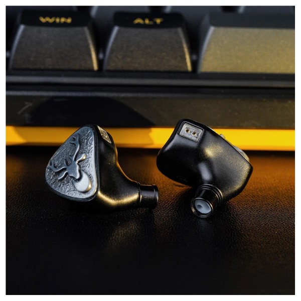 FiiO FH3 Lumi Triple Driver Earphones, Silver - Lifestyle 2