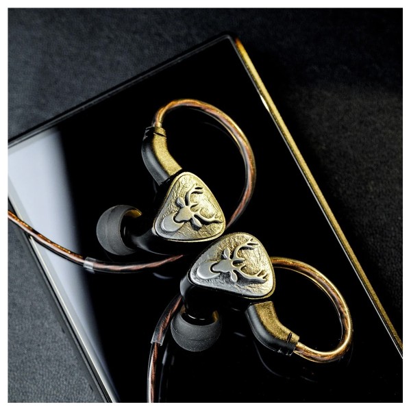 FiiO FH3 Lumi Triple Driver Earphones, Silver - Lifestyle 4