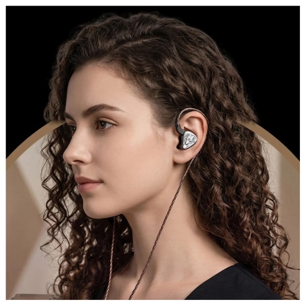 FiiO FH3 Lumi Triple Driver Earphones, Silver - Lifestyle 5