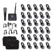 SubZero UHF Silent Disco Classroom Pack with Headphones, Microphone and Storage