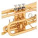 Yamaha YCR2330III Student Cornet Beginners Pack, Gold Lacquer 4