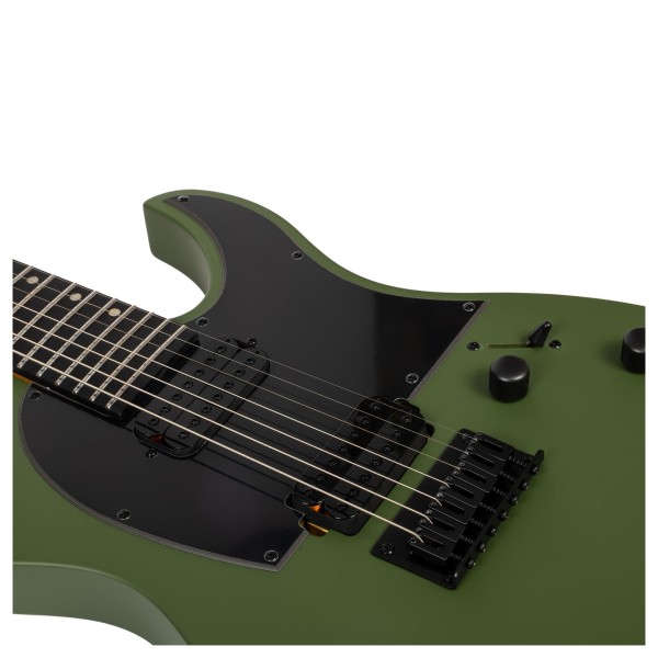 Spira Guitars T-407 MGR, Matte Green - hardware