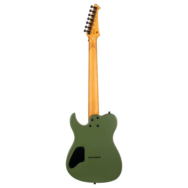 Spira Guitars T-407 MGR, Matte Green - back