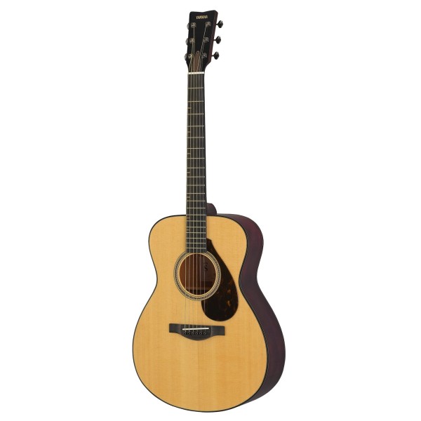 Yamaha FS7 M Acoustic Guitar, Natural - side view