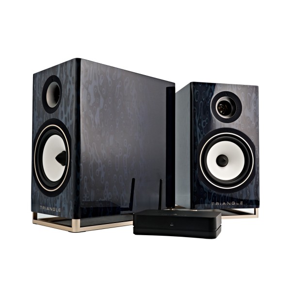Triangle Capella Wi-Fi and Bluetooth Speaker System, Astral Blue - Gloss finish detail image