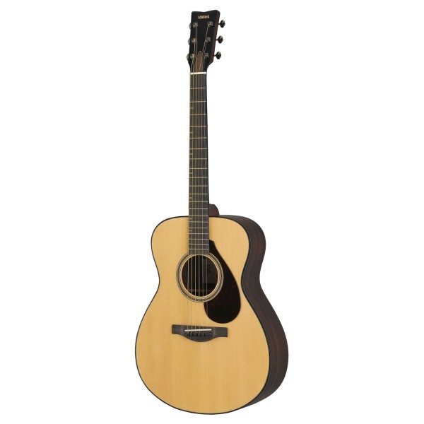 Yamaha FS7 R Acoustic Guitar, Natural - side view