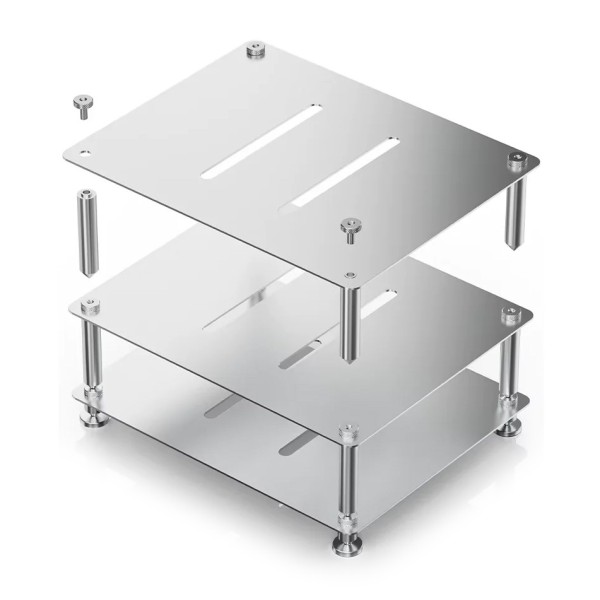 FiiO Modular Storage Rack, Silver - Deconstructed