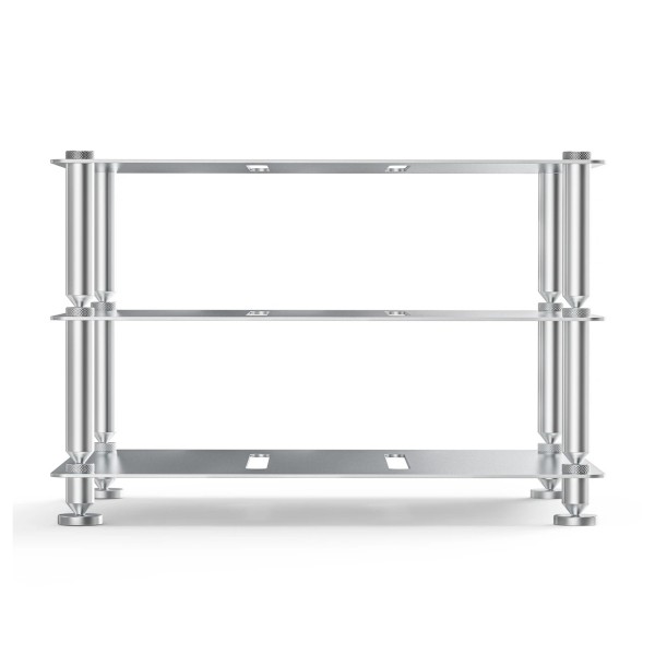 FiiO Modular HiFi Storage Rack, Silver - Front