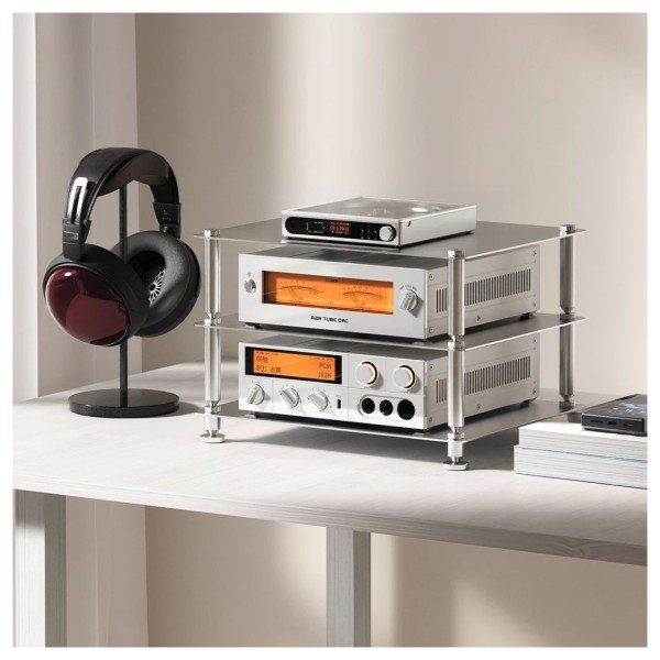 FiiO Modular HiFi Storage Rack, Silver - Lifestyle