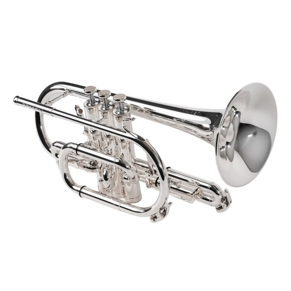 Besson Sovereign BE929G Cornet, Silver Plated 2
