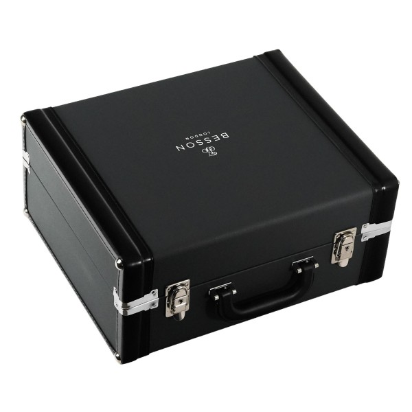 Besson Sovereign BE929G Cornet, Silver Plated Case
