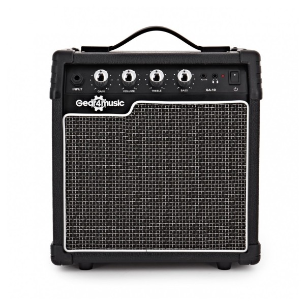 Knoxville Electric Guitar Black Special Edition, 10W Guitar Amp & Accessory Pack