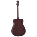 Yamaha FG7 MX Acoustic Guitar, Natural - back