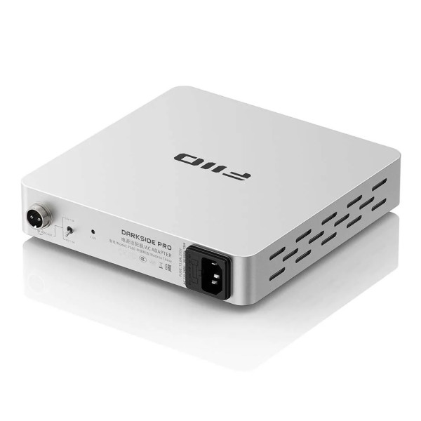 Darkside Pro Low-Noise Regulated PSU, Silver - Angled Rear