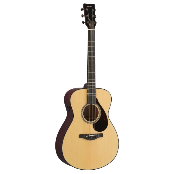 Yamaha FS7 MX Acoustic Guitar, Natural - side view
