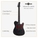 Knoxville Electric Guitar by Gear4music, Black Special Edition