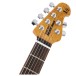 Music Man Luke 4, Butane Blue - headstock