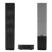 AVCOM 3-Way Floorstanding Speakers with HiFi Amplifier, Black