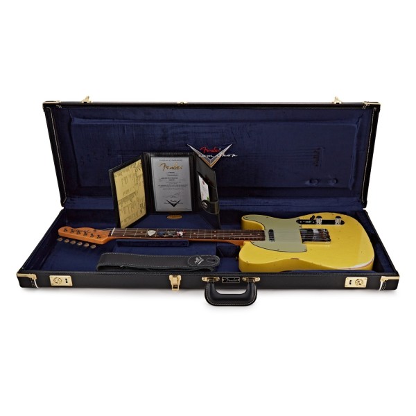 Fender Custom Shop Limited Edition '63 Telecaster Relic, Canary Yellow - guitar in case