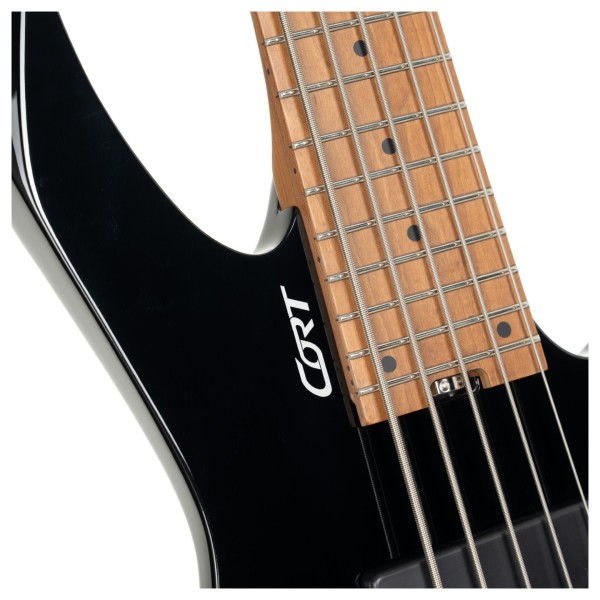 Cort Space 5 SE, Black - upper frets