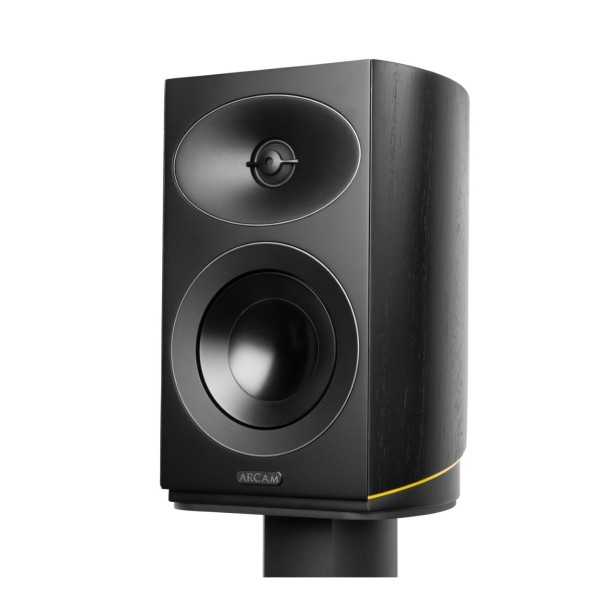 Arcam Radia R15 Bookshelf Speakers (Pair), Black - stand 