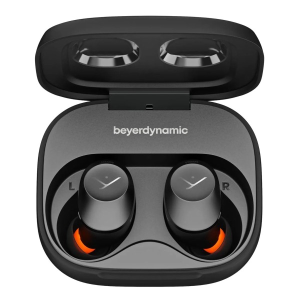 Amiron 300 Wireless Earphones, Black - Top Open