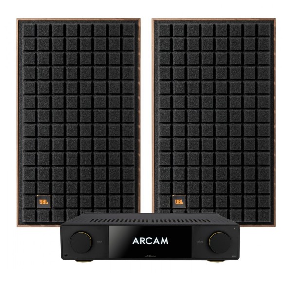 Arcam Radia SA35 Streaming Amplifier & JBL L82 Mk2 Classic Standmount Speakers Hi-Fi Bundle, Black - main 