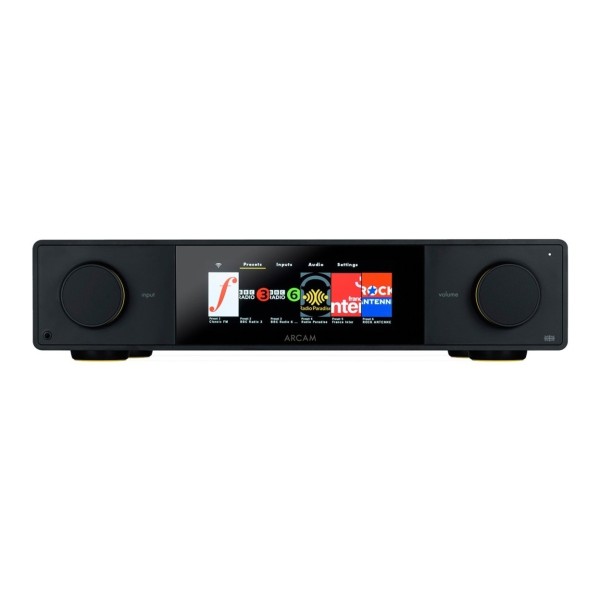 Arcam Radia SA35 Streaming Integrated Amplifier, Black - front 