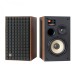 JBL L82 Mk2 Classic 2-Way Bookshelf Speakers (Pair), Black - alt grille / grille off