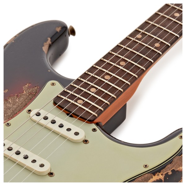 Fender Custom Shop Limited Edition 62/63 Stratocaster Super Heavy Relic, 3tsb - upper frets