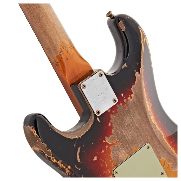 Fender Custom Shop Limited Edition 62/63 Stratocaster Super Heavy Relic, 3tsb - neck joint