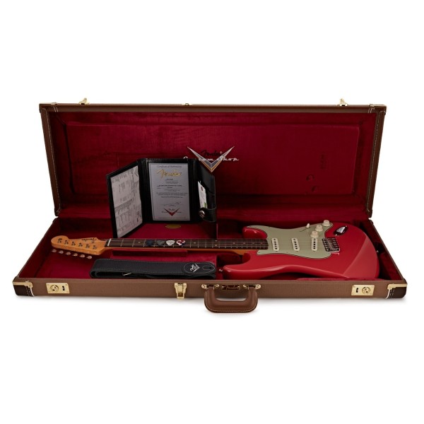 Fender Custom Shop Vintage Custom 1959 Stratocaster NOS, 3A Rosewood Fingerboard, Fiesta Red - guitar in case