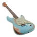 Fender Custom Shop Limited Edition 62/63 Stratocaster Super Heavy Relic, Daphne Blue - angled shot