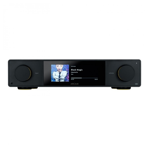 Arcam Radia SA35 Streaming Integrated Amplifier, Black - other front 