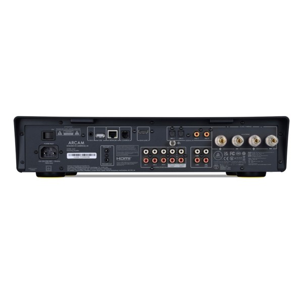 Arcam Radia SA35 Streaming Integrated Amplifier, Black rear 