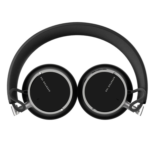 Beyerdynamic Aventho 100 Wireless On-Ear Headphones with ANC, Black - Folded