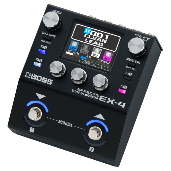 Boss EX-4 Effects Expander - angled shot