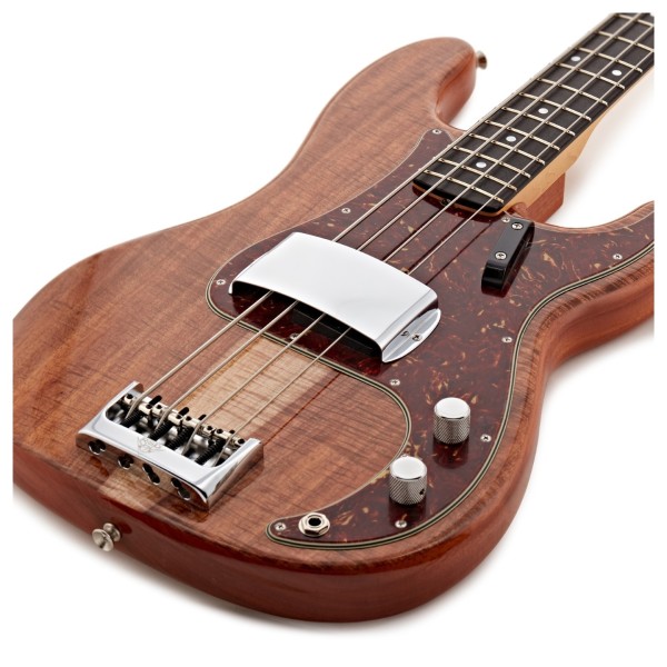 Fender Custom Shop Artisan Koa Precision Bass NOS, Ebony Fingerboard, Natural - body