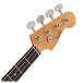 Fender Custom Shop Artisan Koa Precision Bass NOS, Ebony Fingerboard, Natural - headstock