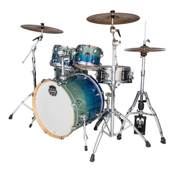 Mapex Armory LTD Edition 22'' LA Fusion 6pc Shell Pack, Blue Lagoon Fade