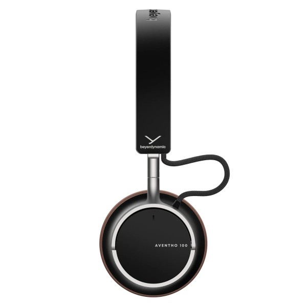 Aventho 100 Wireless ANC Headphones, Brown - Side