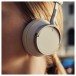 Beyerdynamic Aventho 100 Wireless On-Ear Headphones with ANC, Cream - Lifestyle 2