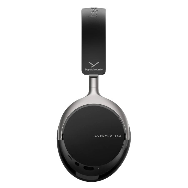 Aventho 200 Wireless ANC Headphones, Black - Side
