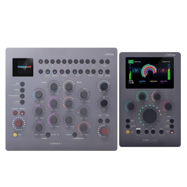 Softube Flow Studio Control Surface With Softube Console 1 Compact - Full Bundle