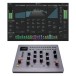 Softube Console 1 Compact Mixer Controller - Front with Plugin
