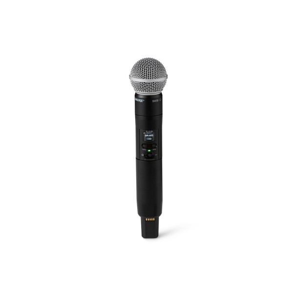 Shure SLXD2+ Handheld Transmitter, SM58, Front
